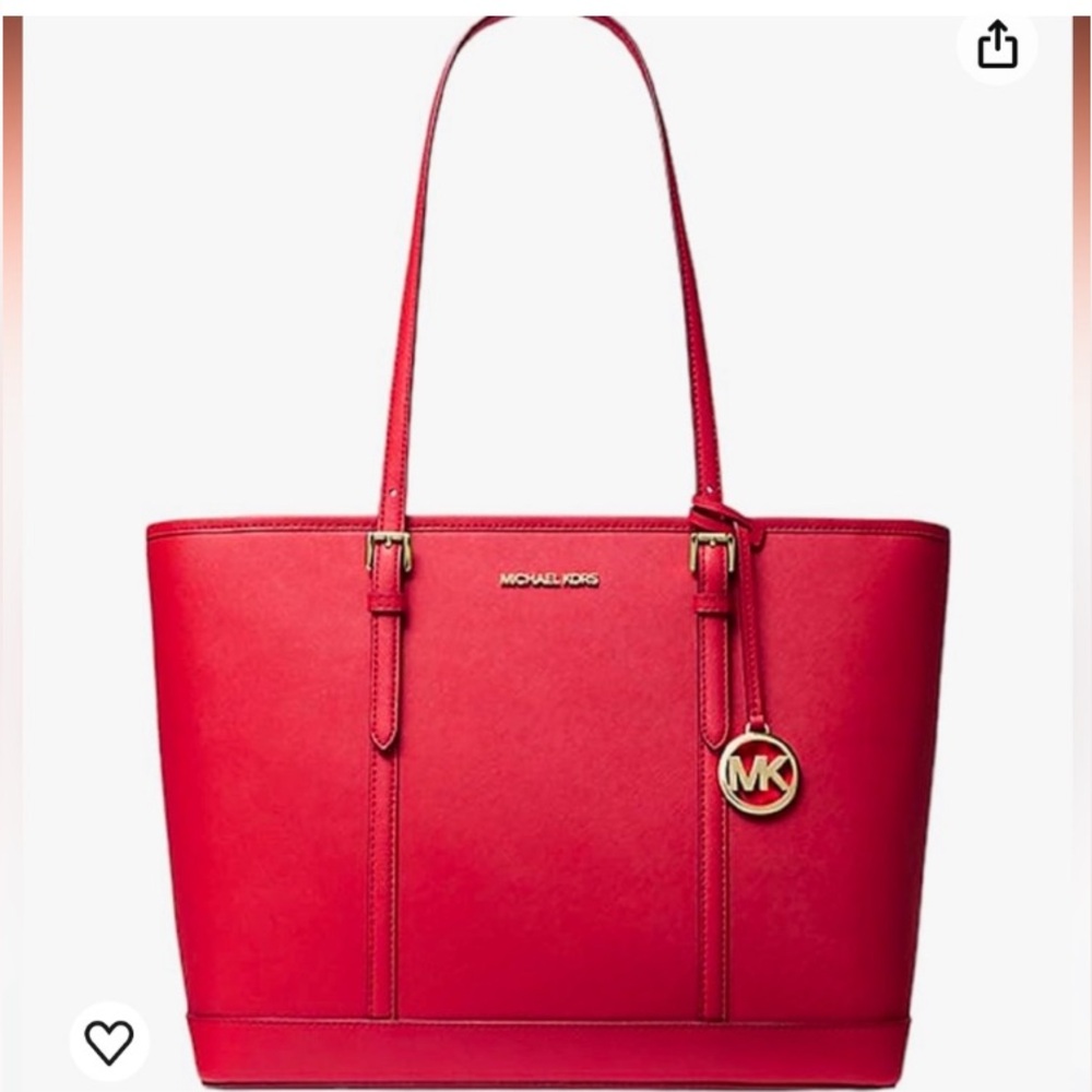 Michael Kors Red Tote Bag